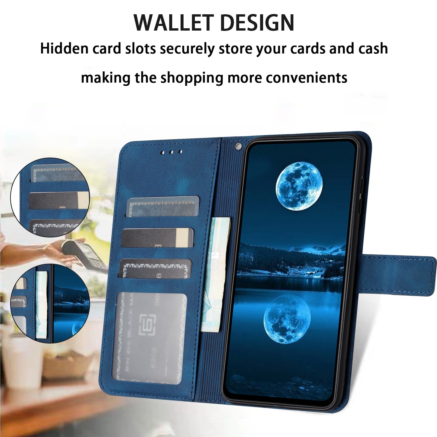 For Xiaomi Redmi A3 / Poco C61 4G Case Solid Color PU Leather Stand Magnetic Closure Phone Cover For Xiaomi Redmi A3 / Poco C61 4G Case Solid Color PU Leather Stand Magnetic Closure Phone Cover